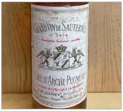 image du vin 1978 Cru d’Arche Pugneau Sauternes