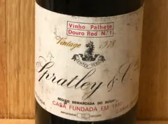 photo du vin 1978 Spratley & Cia- Douro Red he