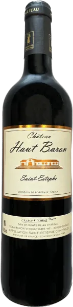 photo du vin Château Haut Baron Saint Estèphe 2021