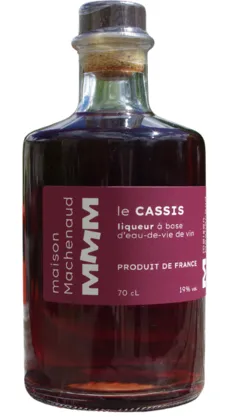 illustration du vin Maison Machenaud Liqueur Cassis à Base d’Eau-de-Vie de Vin