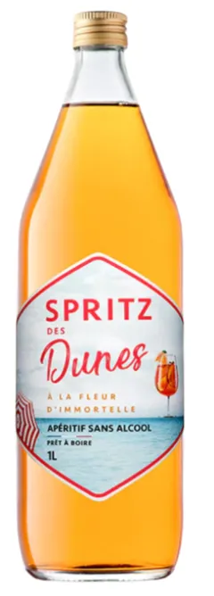 illustration du vin Spritz des Dunes Sans Alcool Prêt à Boire