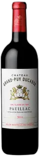 photo du vin Château Grand-Puy Ducasse