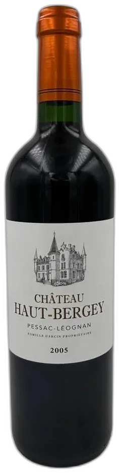 aperçu du vin Château Haut-Bergey Pessac-Léognan Rouge 2005