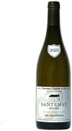 vue du vin Domaine Chapelle Santenay 1er Cru "les Gravières" Blanc Sec 2023