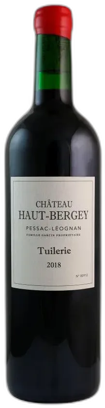 photo du vin Château Haut-Bergey Pessac-Léognan "Tuilerie" Rouge 2019