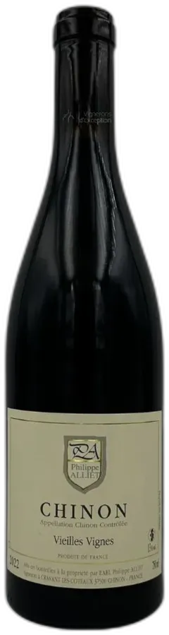 vue du vin Domaine Philippe Alliet Chinon "Vieilles Vignes" Rouge 2022
