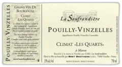 photo du vin Bret Brothers Domaine la Soufrandière Pouilly-Vinzelles "les Quarts" Zen Blanc Sec 2023