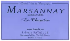 photos du vin Domaine Sylvain Pataille Marsannay "le Chapitre" Blanc 2019