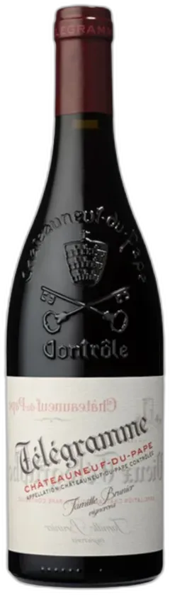 illustration du vin Vignobles Brunier Châteauneuf-du-Pape "Télégramme" Rouge 2021 Jeroboam