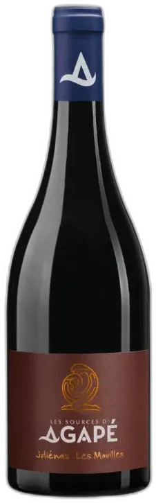 illustration du vin les Sources d’Agapé Juliénas "les Mouilles" Rouge 2022