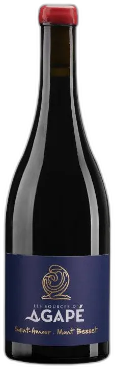 capture du vin les Sources d’Agapé Saint-Amour "Mont Besset" Rouge 2023