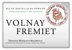 photo du vin Domaine Marquis d’Angerville Volnay 1er Cru "Fremiet" Rouge 2018