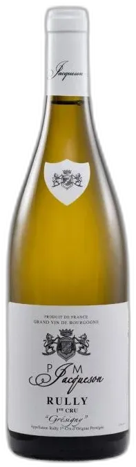 photo du vin Domaine Jacqueson Rully 1er Cru "Grésigny" Blanc Sec 2022
