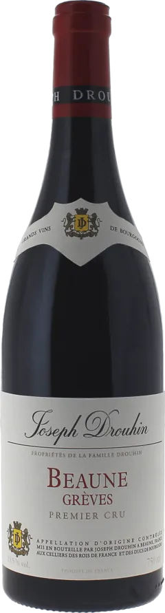 vue du vin Beaune 1er Cru Grèves 2022 Domaine Drouhin, Bourgogne Rouge