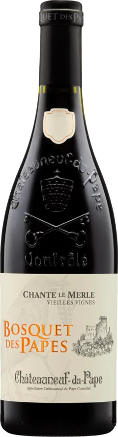 image du vin Bosquet des Papes Chante le Merle 2020 Châteauneuf-du-Pape, Vallée du Rhône Rouge