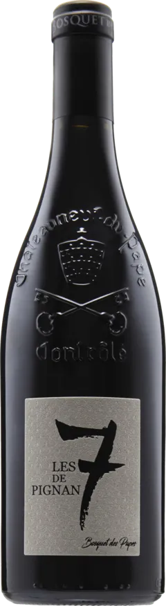 photo du vin Bosquet des Papes les 7 de Pignan 2020 Châteauneuf-du-Pape, Vallée du Rhône Rouge