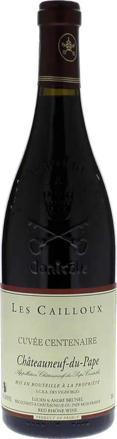 photo du vin Brunel les Cailloux Centenaire 2019 Châteauneuf-du-Pape, Vallée du Rhône Rouge