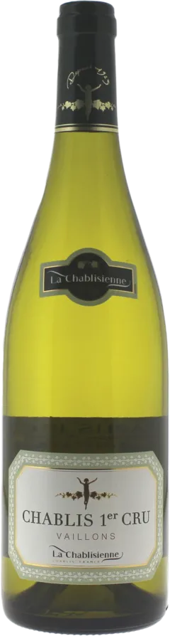 vue du vin Chablis 1er Cru Vaillons 2018 Chablisienne, Bourgogne Blanc