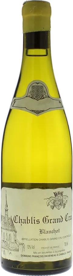 vue du vin Chablis Grand Cru Blanchot 2006 Raveneau, Bourgogne Blanc