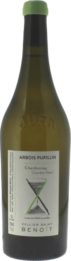 image du vin Chardonnay Courbes Raies Cellier Saint Benoit 2023 Jura, Jura