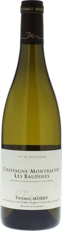 photos du vin Chassagne Montrachet 1er Cru les Baudines 2023 Domaine Morey Thomas, Bourgogne Blanc