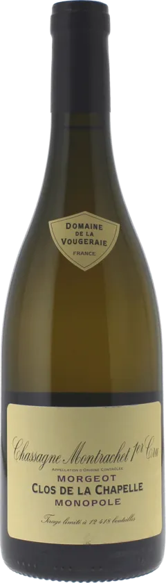 photo du vin Chassagne Montrachet Rouge 1er Cru Morgeot Clos de la Chapelle 2023 Domaine Vougeraie, Bourgogne Rouge