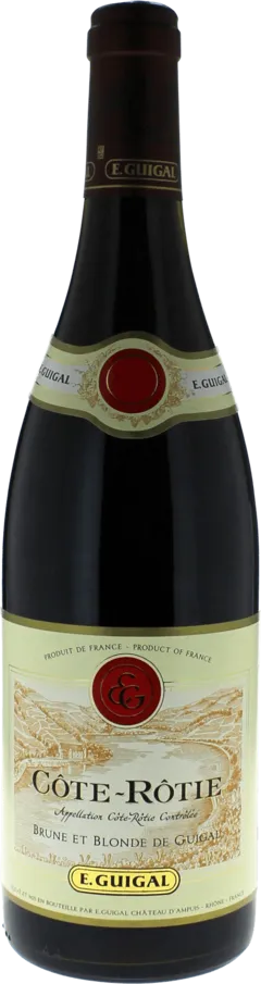 photo du vin Côte Rotie Brune et Blonde Guigal 2021 Côte Rotie, Vallée du Rhône Rouge