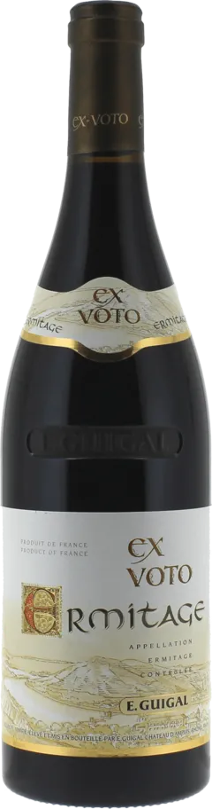 image du vin Ermitage Rouge ex-Voto E. Guigal 2018 Hermitage, Vallée du Rhône Rouge