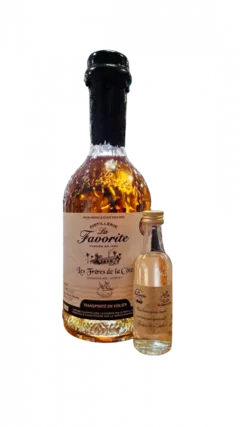 photo du vin la Favorite les Frères de la Côte Navigation Cuvée 2 Fût Calvados Fiole Blanc d’Origine