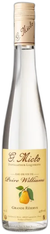 photos du vin Eau de Vie Poire Williams Grande Réserve Miclo