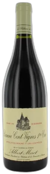 photo du vin Domaine Albert Morot Beaune 1er Cru "Cent-Vignes" 2015