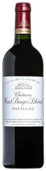 image du vin Château Haut-Bages Libéral 2018