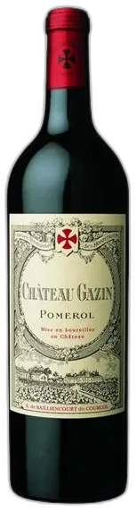 capture du vin Château Gazin 2018