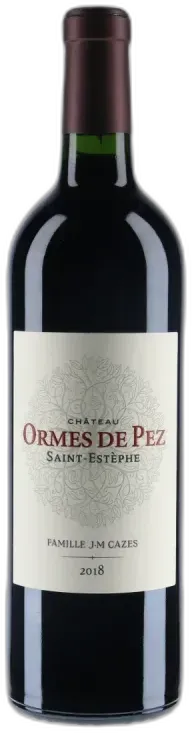 photo du vin Château Ormes de Pez 2018