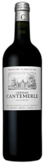 vue du vin Château Cantemerle Haut-Médoc 2018
