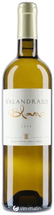 photo du vin Blanc de Valandraud 2018