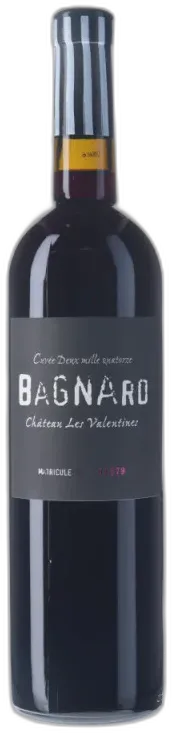 image du vin Château les Valentines Côtes de Provence "Bagnard" 2014 Rouge