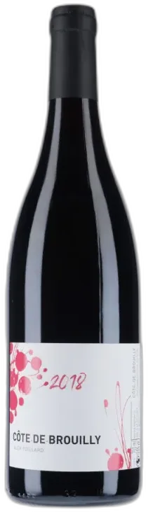 image du vin Domaine Alex Foillard Côte de Brouilly 2018