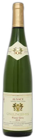 illustration du vin Ginglinger Fix Pinot Gris 2018