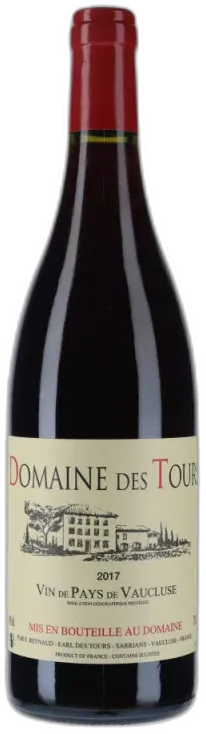 illustration du vin Domaine des Tours Vin de Pays de Vaucluse 2017