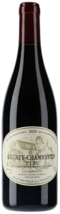 vue du vin la Gibryotte Claude Dugat Gevrey-Chambertin 1er Cru 2020