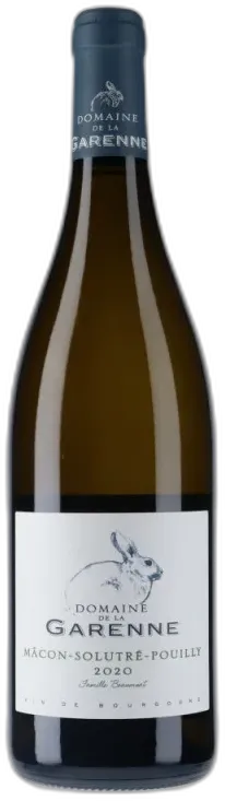 aperçu du vin Domaine de la Garenne Mâcon Solutré Pouilly 2020