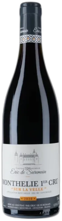 photo du vin Château de Monthelie Monthelie 1er Cru "Sur la Velle" 2020