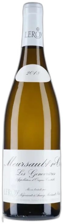 photo du vin Leroy Meursault 1er Cru les Genevrières 2018