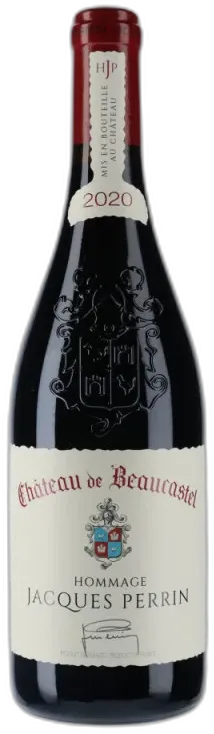 capture du vin Château de Beaucastel Châteauneuf-du-Pape Hommage à Jacques Perrin 2020