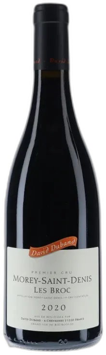 capture du vin Domaine David Duband Morey Saint Denis 1er Cru les Brocs 2020