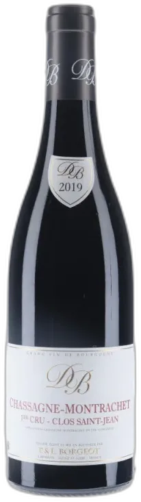 illustration du vin Domaine Borgeot Chassagne-Montrachet 1er Cru Clos Saint Jean Rouge 2019