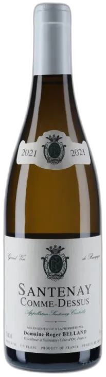 photo du vin Domaine Roger Belland Santenay Comme Dessus Blanc 2021
