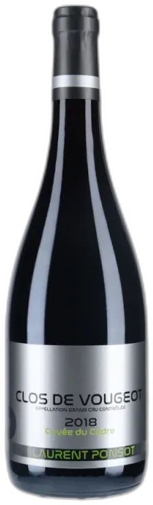 photo du vin Laurent Ponsot Clos de Vougeot Grand Cru Cuvée du Cèdre 2018