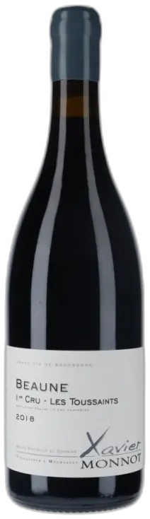 vue du vin Domaine Xavier Monnot Beaune 1er Cru les Toussaints 2018